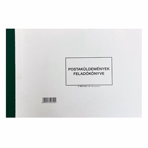 Nyomtatvány postaküldemények feladókönyve PATRIA A/4 fekvő 150 lap