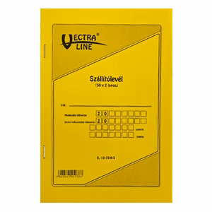 Nyomtatvány szállítólevél VECTRALINE A/5 álló 50x2 lapos