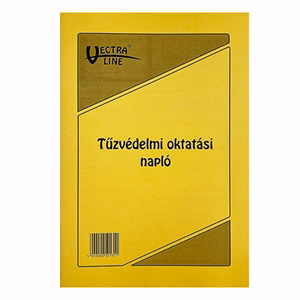 Nyomtatvány tűzvédelmi oktatási napló VECTRALINE A/4