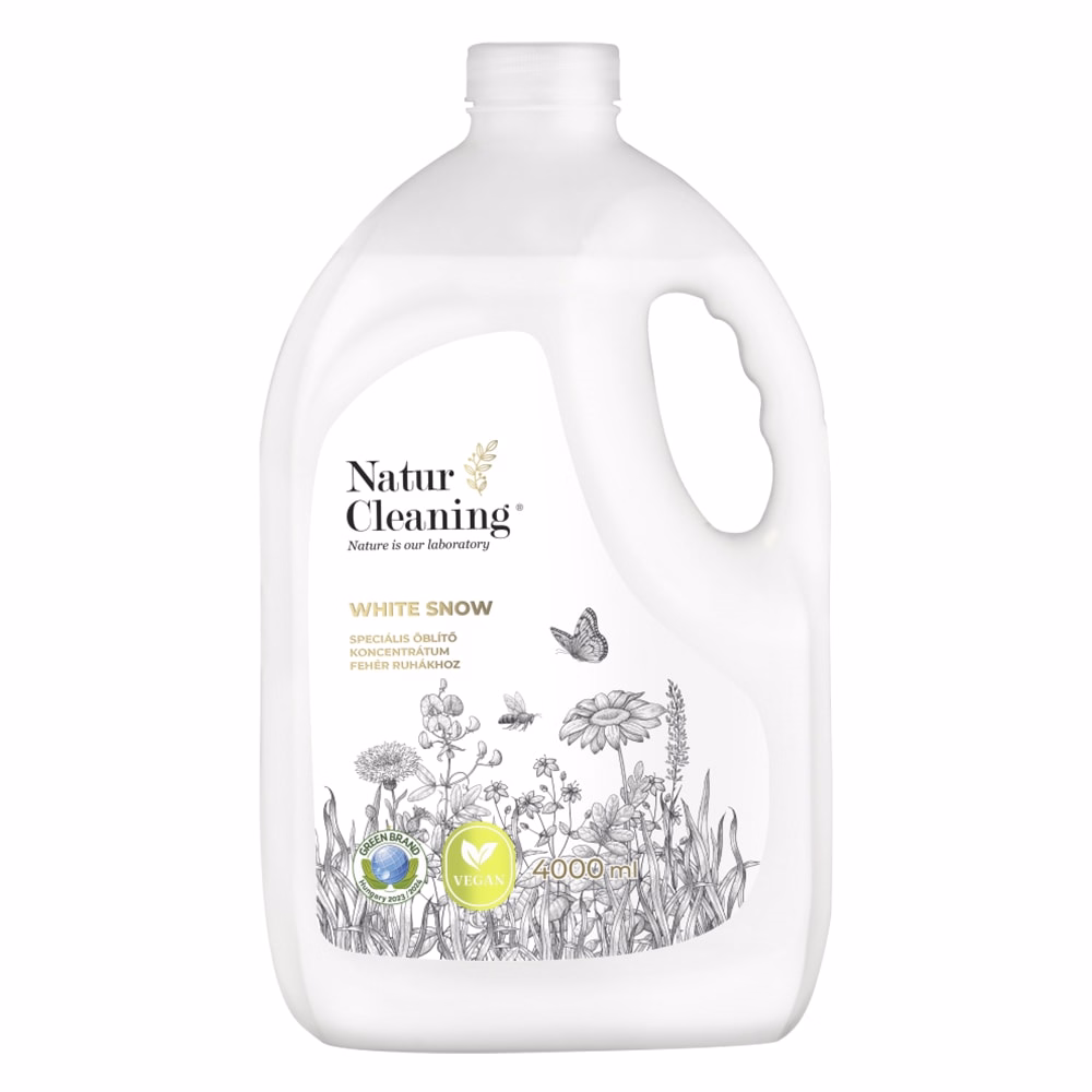 Öblítő NATURCLEANING white snow / hófehér koncentrátum 4 liter