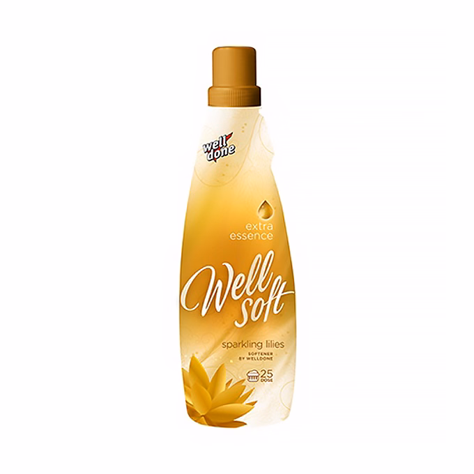 Öblítő koncentrátum WELL DONE Well Soft Sparkling Lilies arany 1 liter Öblítő koncentrátum WELL DONE Well Soft Sparkling Lilies arany 1 liter