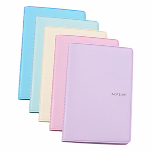 Okmánytartó PASTELINI álló 6 lapos vegyes színekben