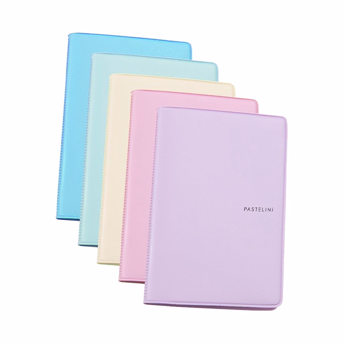 Okmánytartó PASTELINI álló 6 lapos vegyes színekben
