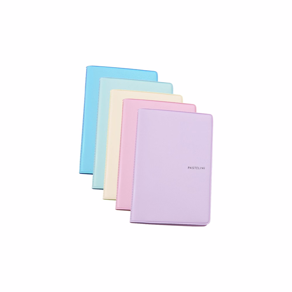 Okmánytartó PASTELINI álló 6 lapos vegyes színekben