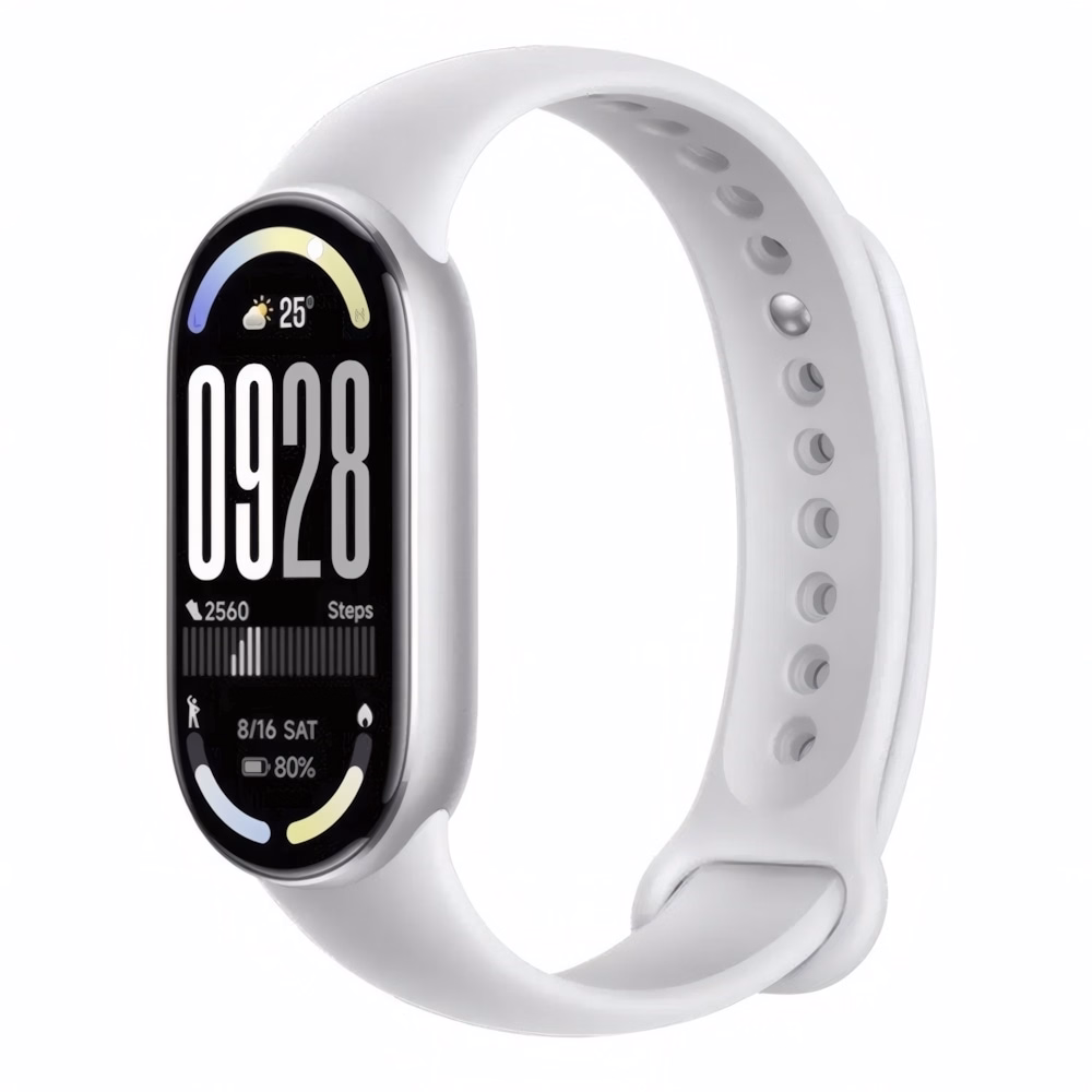 Okoskarkötő XIAOMI Smart Band 10 ezüst