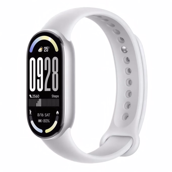 Okoskarkötő XIAOMI Smart Band 10 ezüst