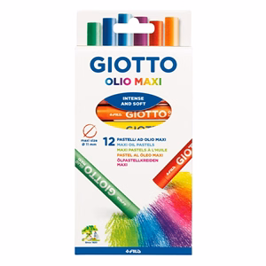 Olajpasztell GIOTTO Olio Maxi 11mm akasztható 12 darabos