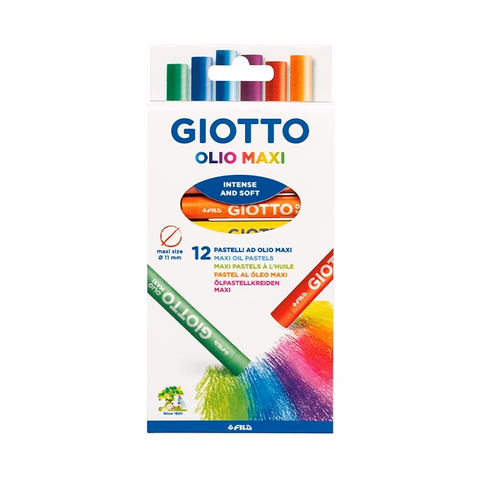 Olajpasztell GIOTTO Olio Maxi 11mm akasztható 12 darabos