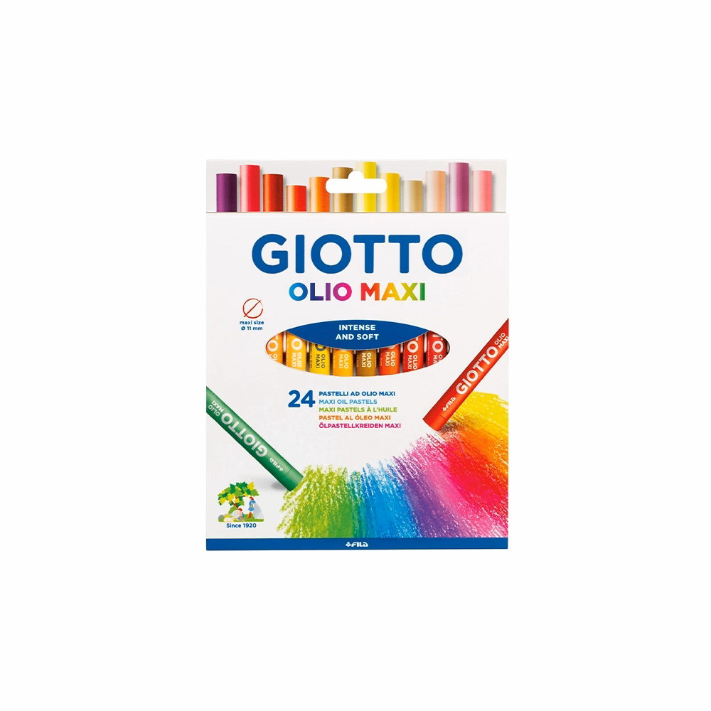 Olajpasztell GIOTTO Olio Maxi 11mm akasztható 24 darabos Olajpasztell GIOTTO Olio Maxi 11mm akasztható 24 darabos