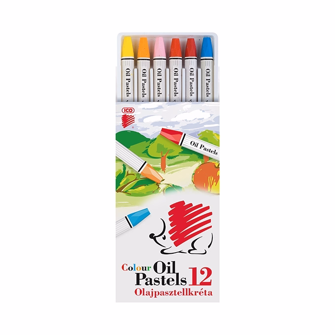 Olajpasztell ICO Süni színes 12-es Olajpasztell ICO Süni színes 12-es