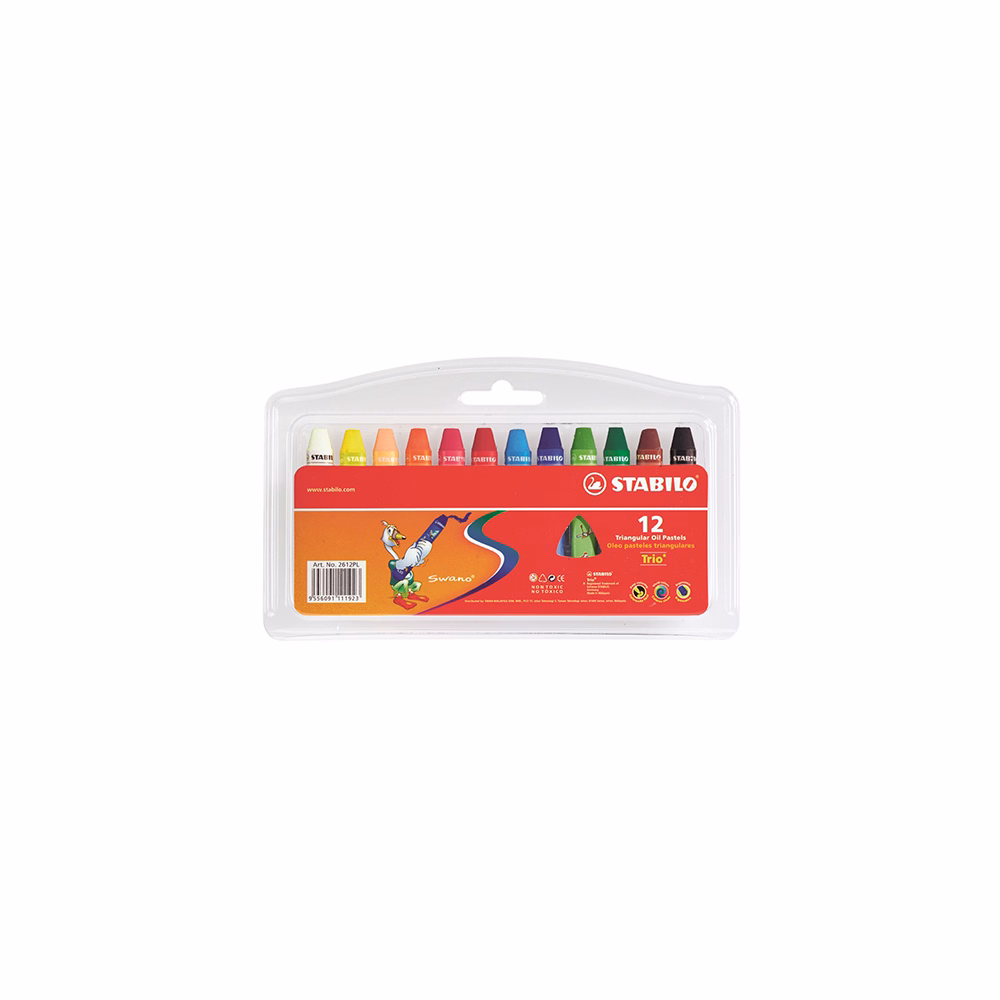 Olajpasztell STABILO 2612 12 darabos