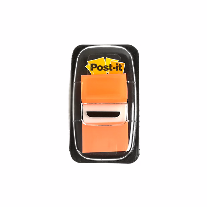 Oldaljelölő 3M Post-it 680-4 műanyag 25x43mm narancs