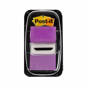 Oldaljelölő 3M Post-it 680-8 műanyag 25x43mm lila