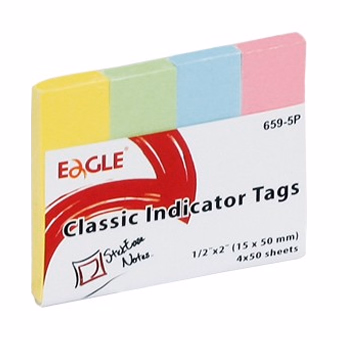 Oldaljelölő EAGLE 659-5P papír pasztell 4x50 lap