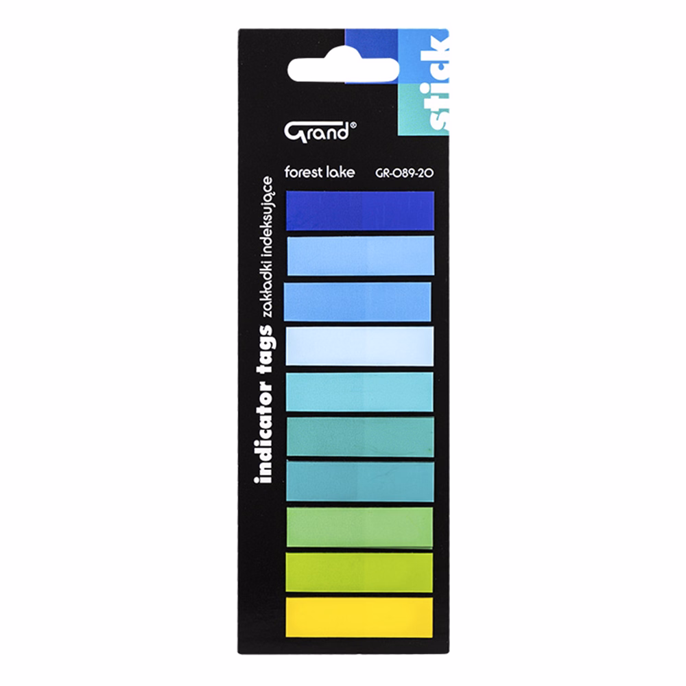 Oldaljelölő GRAND GR-089-20 műanyag vegyes szín 10x20 lap