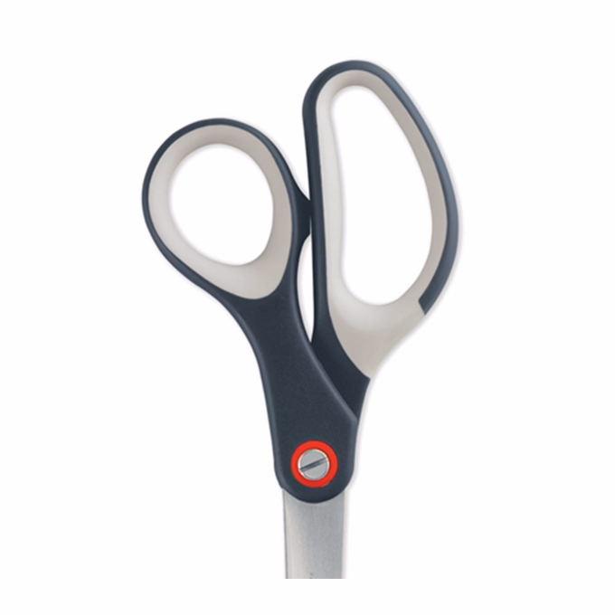 Olló irodai LEITZ Cosy 20,5 cm  gumírozott bársony szürke