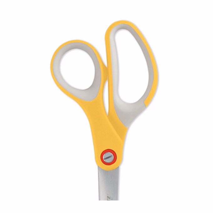 Olló irodai LEITZ Cosy 20,5cm  gumírozott meleg sárga