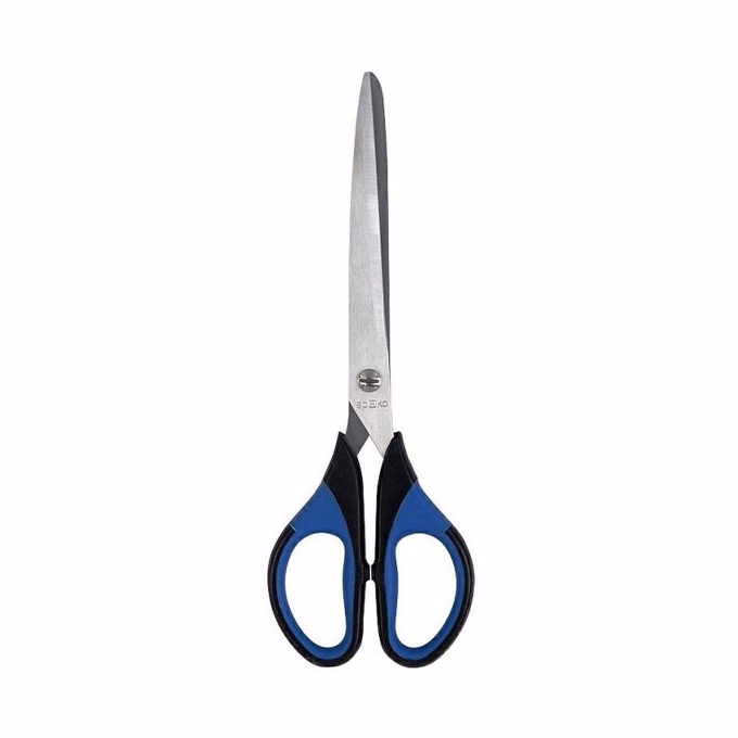 Olló irodai SPOKO S0536 18cm szimetrikus fekete-kék