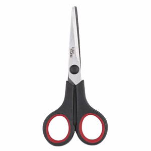 Olló irodai DAHLE 54405 gumifogós 14cm fekete