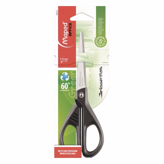 Olló irodai MAPED Essentials Green 17cm vegyes színek