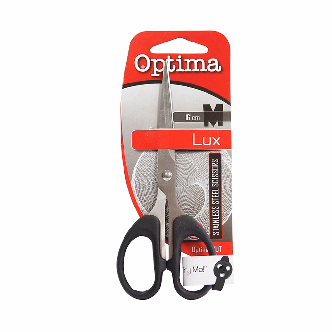 Olló irodai OPTIMA 16cm fekete