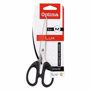 Olló irodai OPTIMA 16cm fekete