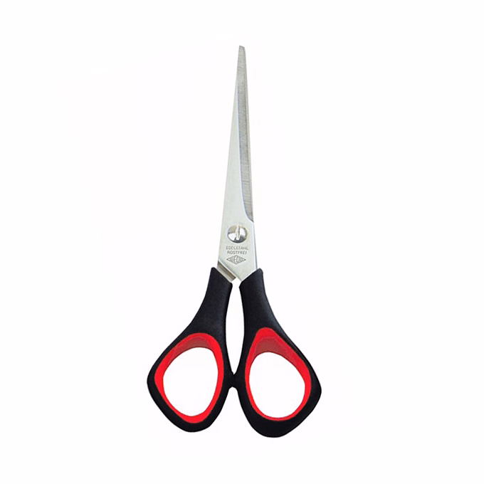 Olló irodai WEDO 976-65 gumifogós 16cm fekete