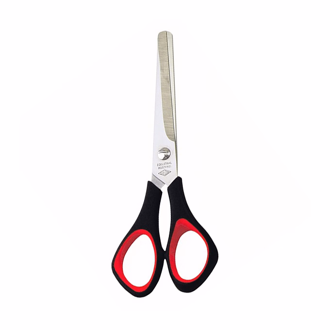 Olló irodai WEDO 976-6 gumifogós 15,5cm fekete