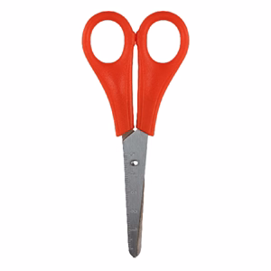 Olló iskolai ASTRA kerekített vonalzós 13 cm