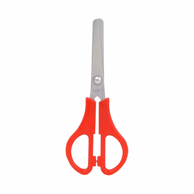 Olló iskolai GRAND kerekített 13cm vegyes színekben