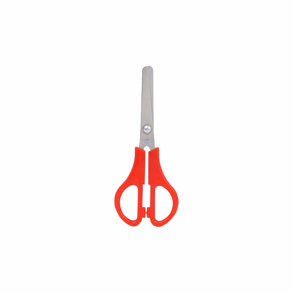 Olló iskolai GRAND kerekített 13cm vegyes színekben