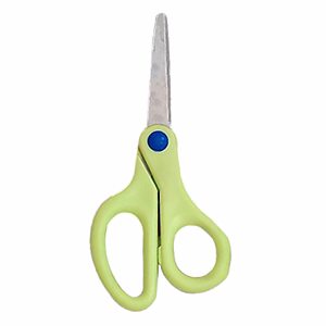 Olló iskolai SPOKO 0533 kerekített 13cm vegyes színek