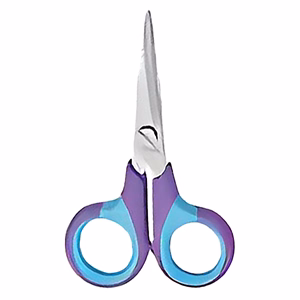 Olló iskolai WEDO Soft-Kid gumifogós hegyes 11,5cm