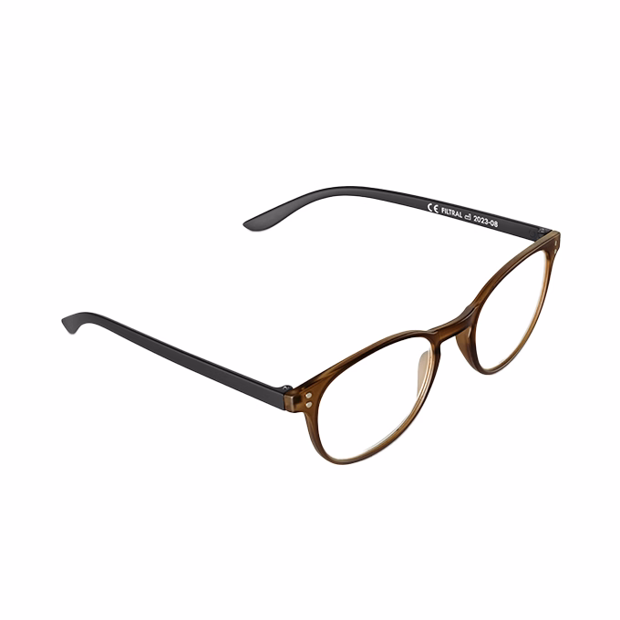 Olvasószemüveg műanyag HAMA +2,0 barna-fekete