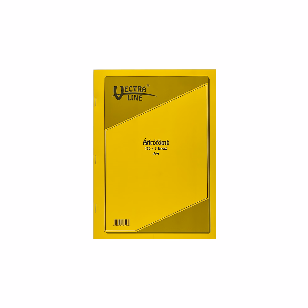 Önátírótömb VECTRALINE A/4 50x3 példány