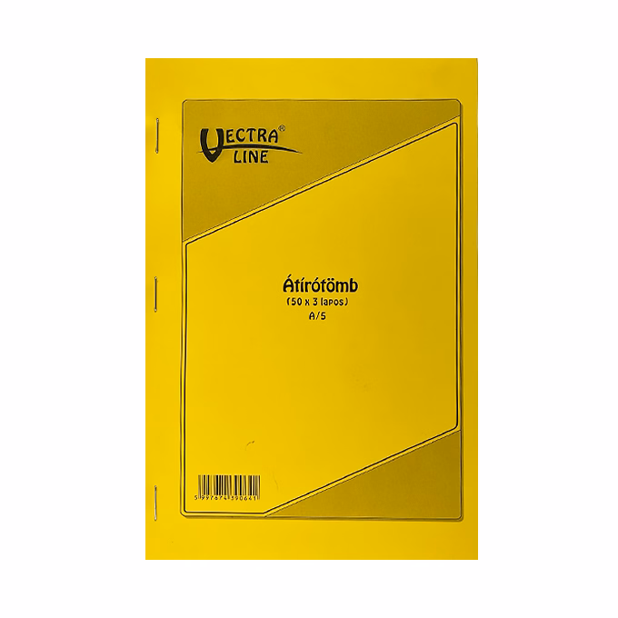 Önátírótömb VECTRALINE A/5 50x3 példány