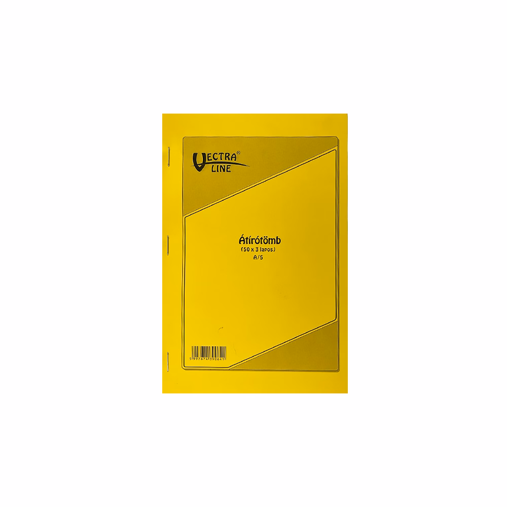 Önátírótömb VECTRALINE A/5 50x3 példány