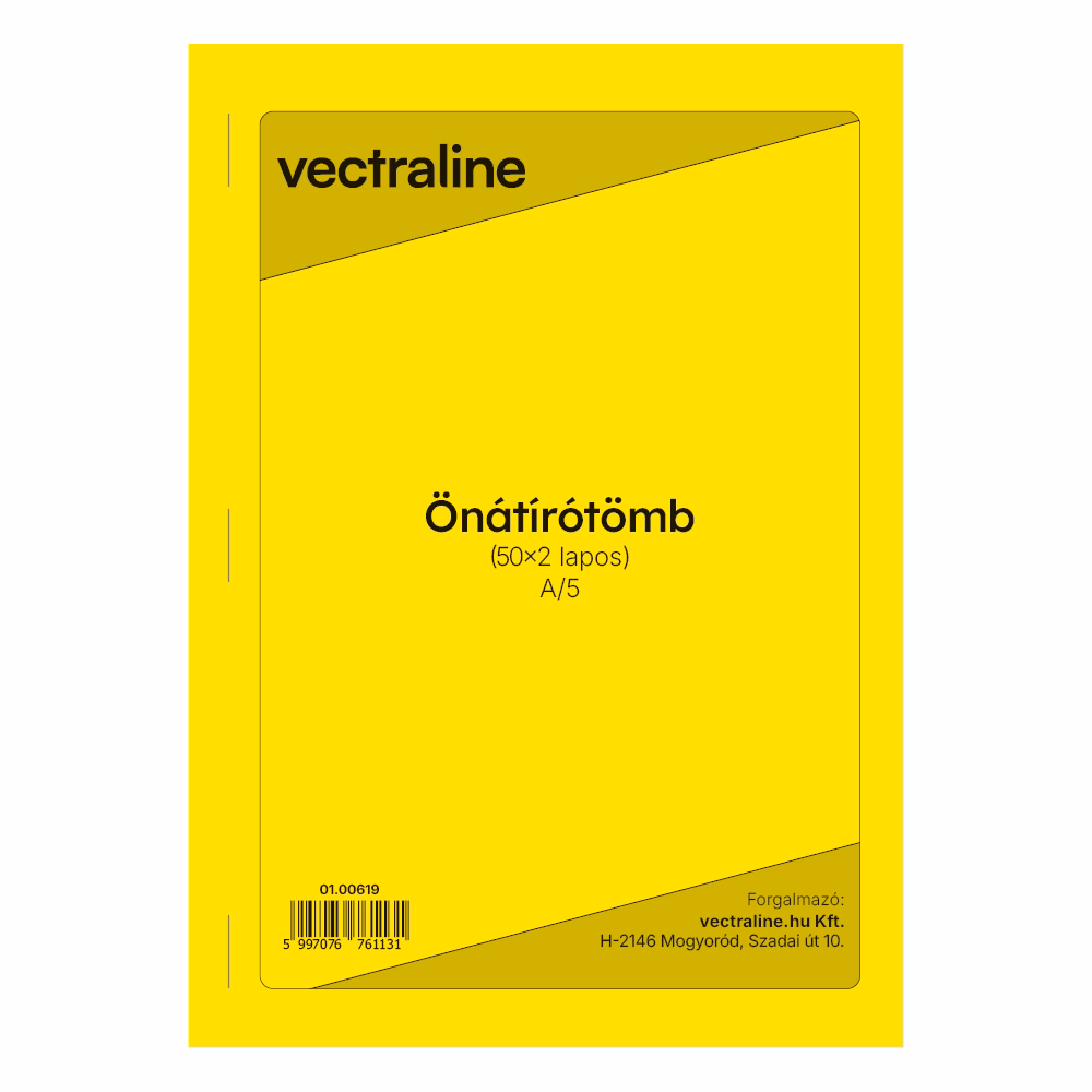 Önátírótömb VECTRALINE A/5 álló 50x2 lapos
