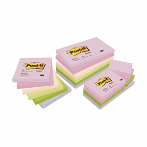 Öntapadós jegyzettömb 3M Post-It 76x127mm 6556SSR Super Sticky Rió 90 lap