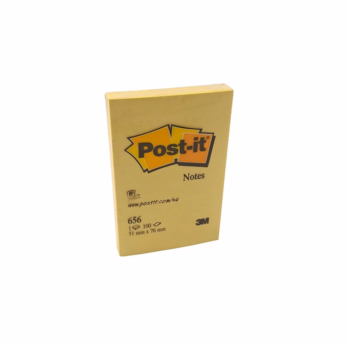 Öntapadós jegyzettömb 3M Post-it LP656 51x76mm sárga 12x100 lap
