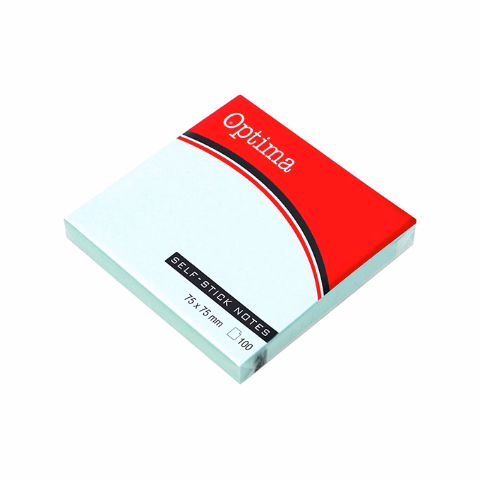 Öntapadós jegyzettömb OPTIMA 75x75mm pasztell kék 100 lap