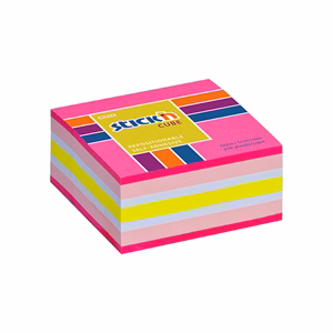 Öntapadós jegyzettömb STICK`N 51x51mm neon rózsaszín mix 250 lap Öntapadós jegyzettömb STICK`N 51x51mm neon rózsaszín mix 250 lap