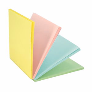 Öntapadós jegyzettömb STICK`N 76x76mm pasztell magic pad 100 lap