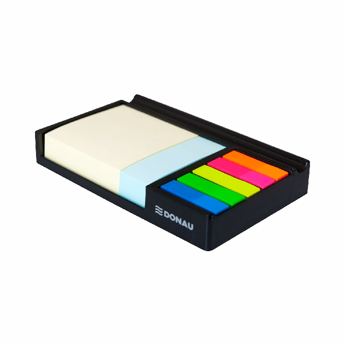 Öntapadós jegyzettömb box DONAU memobox