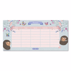 Órarend ARS UNA egylapos kétoldalas Fresh Flowers 5535