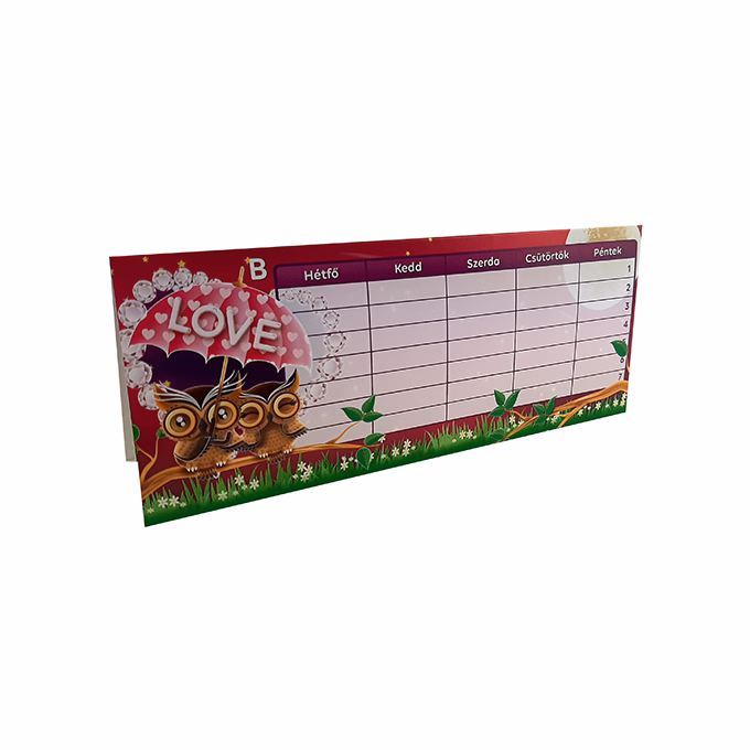 Órarend Z Talpas 2 oldalas A+B hetes