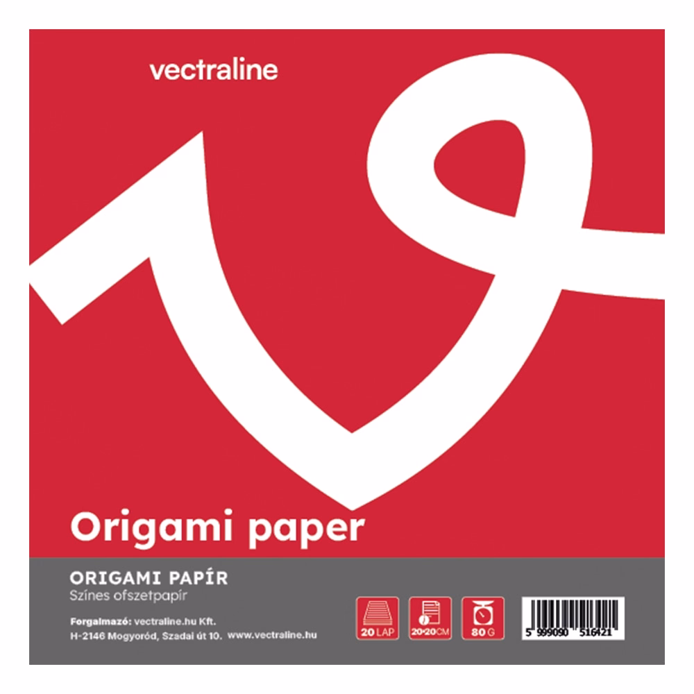 Origami papír VECTRALINE 20x20 cm 20 lapos