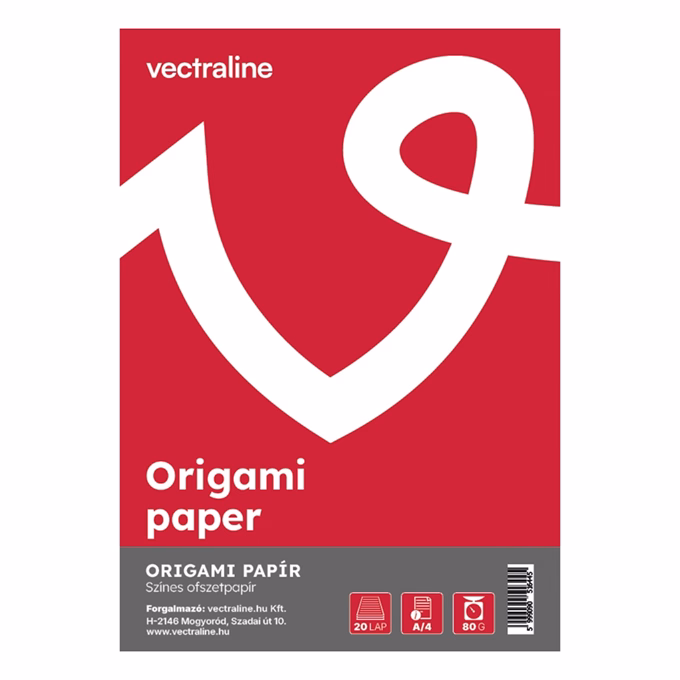 Origami papír VECTRALINE A/4 20 lapos