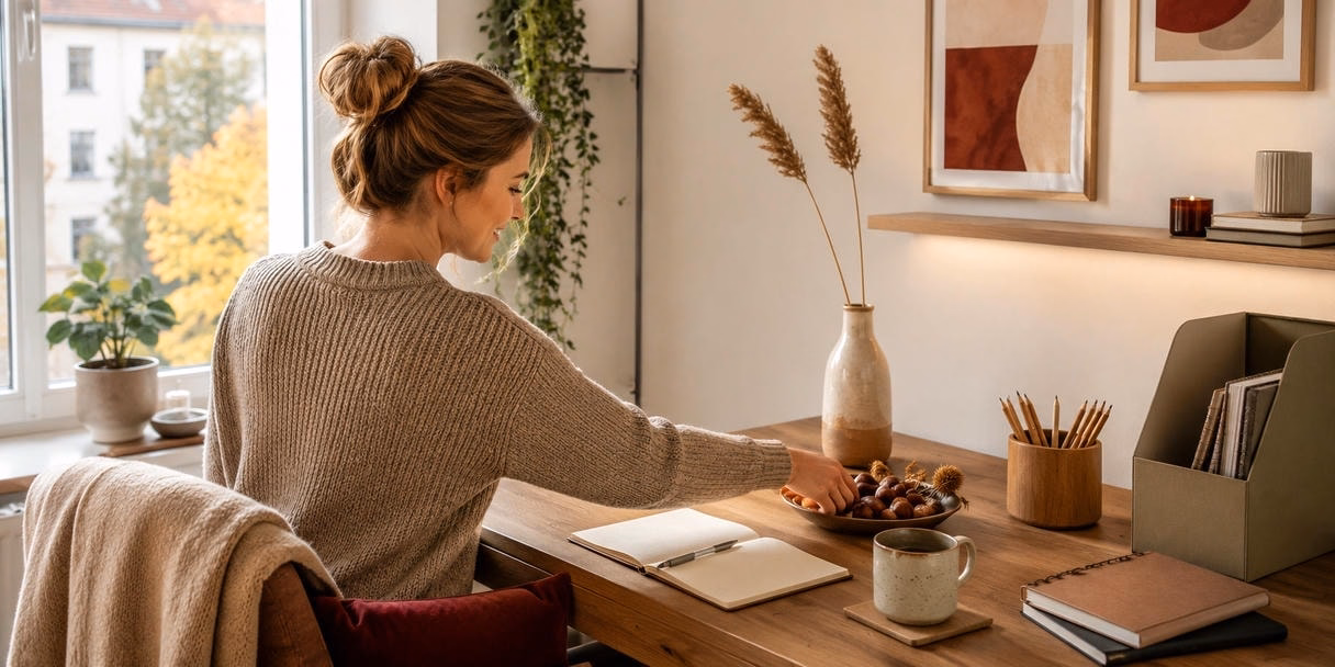 Őszi home office decor!