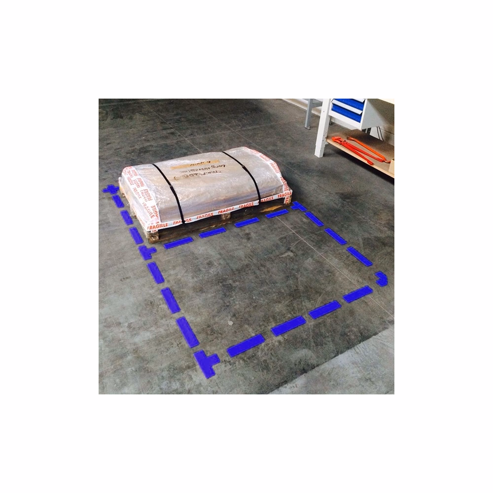 Padlómatrica DJOIS csík alakú 200x50 mm kék 10 darabos
